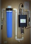 1 x Pre built Saphir 3 ultraviolet unit 40L/min ready for installation with twin filter housings